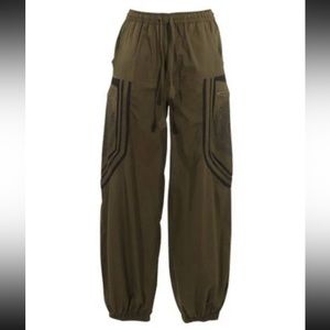 VTG Coline Green Gypsy Pants Cotton WideLeg Sz 2XL Hippie Funky Festival y2k 00s